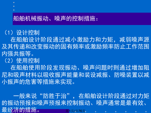 船用柴油机振动噪声控制与排放PPT课件