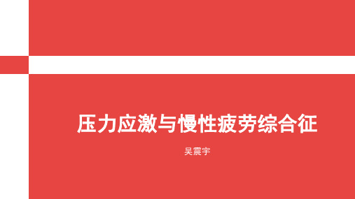 压力与慢性疲劳综合征