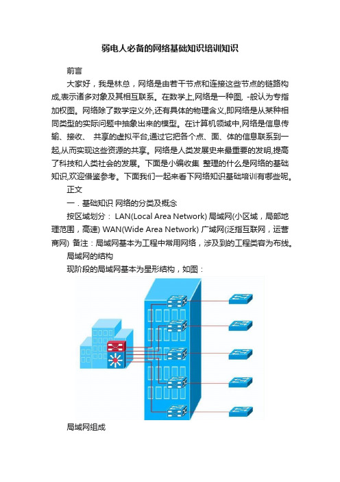 弱电人必备的网络基础知识培训知识