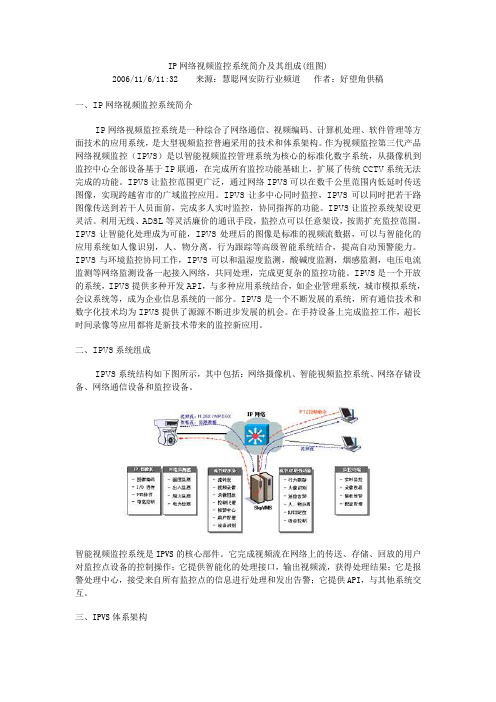 IP网络视频监控系统简介及其组成(组图)