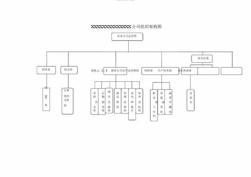 农业组织架构及岗位安排