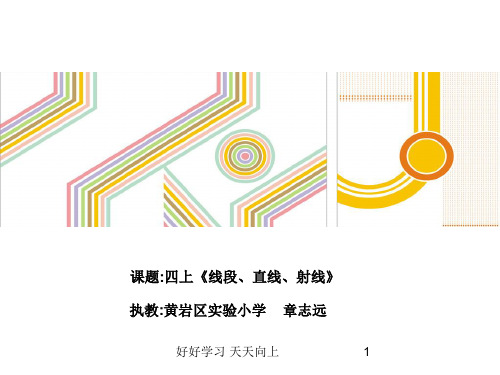 四年级数学上册人教版   线段、直线、 射线、角  名师教学课件PPT