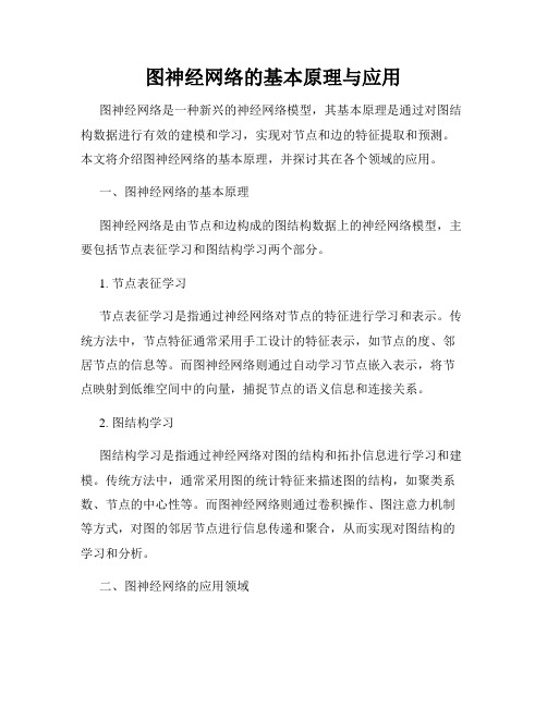 图神经网络的基本原理与应用