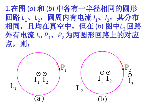 大学物理(下)磁场习题1