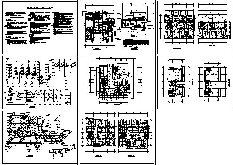 某7层中医院门诊医务楼给排水设计施工图