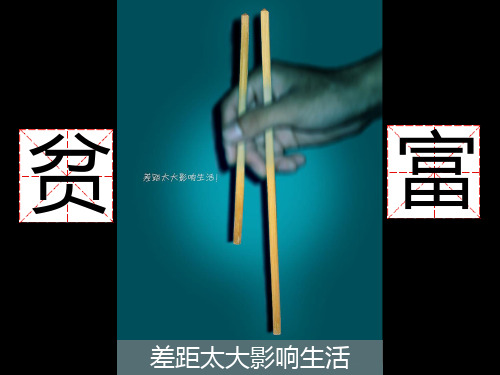 毛概 贫富差距