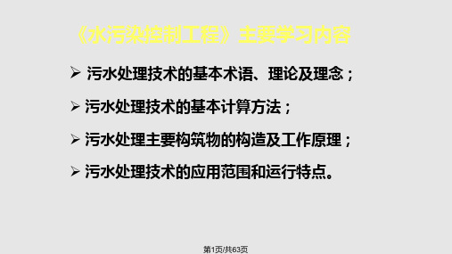 废水的物理化学处理离子交换膜分离萃取PPT课件