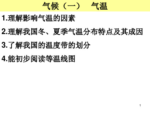 高中地理 一轮复习高中地理：中国气候(共34张PPT)