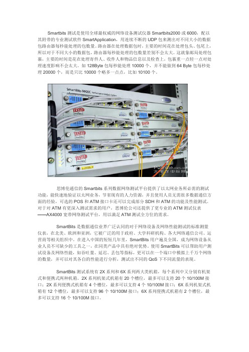 SmartBits网络设备测试仪