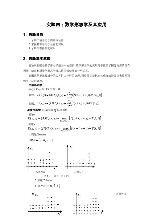 数字图像处理实验数学形态学及其应用