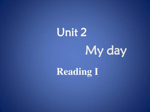 Unit 2《My day》课件13(11页)(牛津译林版七年级上)