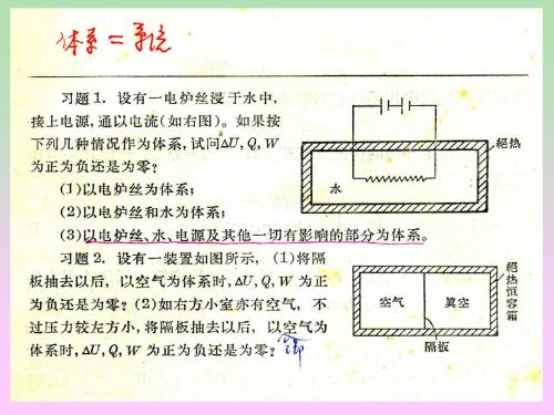 第二章  热力学第一定律2010-11-15