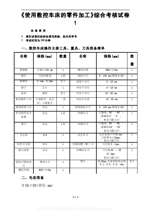 中国大学MOOC慕课(1)--实操综合测试试卷1网课刷课