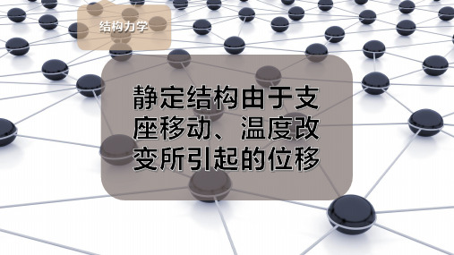 静定结构由于支座移动、温度改变所引起的位移