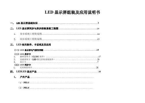 LED显示屏操作流程说明书