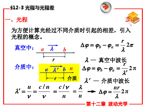 12-3 光程与光程差