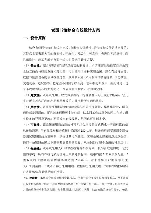 图书馆综合布线设计方案