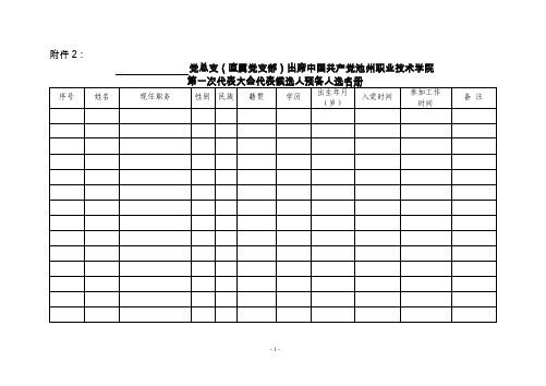 党代表推荐选举相关表格.doc-附件2