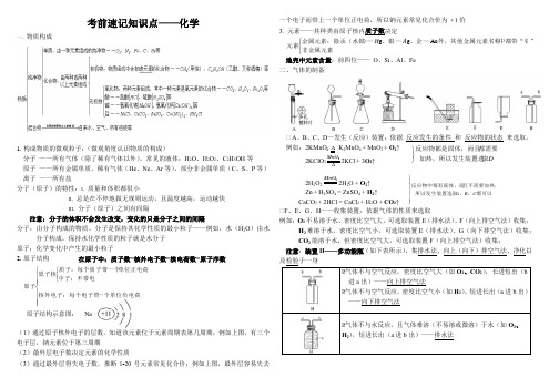 考前速记知识点--1