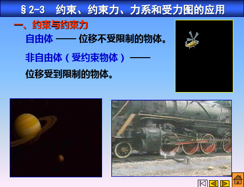 约束、约束力、力系、受力图(课堂PPT)