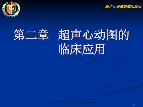 1-1-4超声心动图临床应用