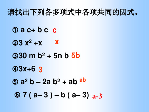 2.2提公因式法1