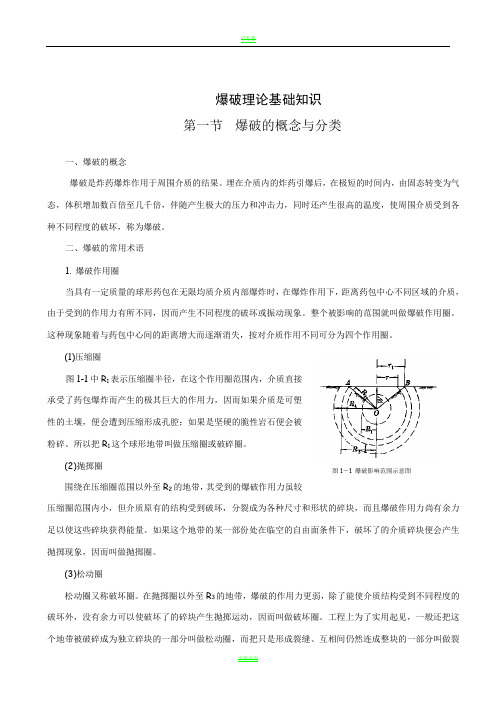 工程爆破基础知识