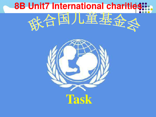 牛津译林版八年级英语下册Unit7 International charities Task精品课件
