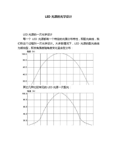 LED光源的光学设计