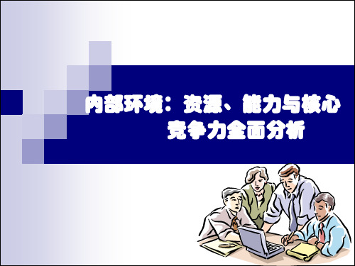 内部环境：资源、能力与核心竞争力全面分析