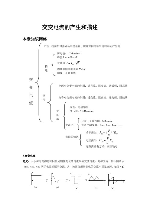 交变电流的产生和描述