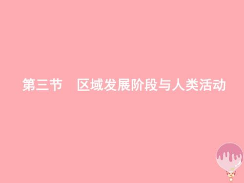 高中地理第一单元区域地理环境与人类活动1_3区域发展阶段与人类活动课件鲁教版必修3