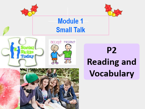 外研版高中英语Book-6-Module-1-Small-talk----reading-and-vocabulary-教学课件-(共31张PPT)电子教案