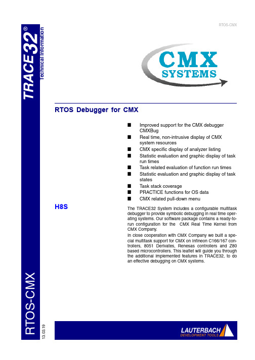 RTOS-CMX Technical Information ClaraDebug中文版说明书