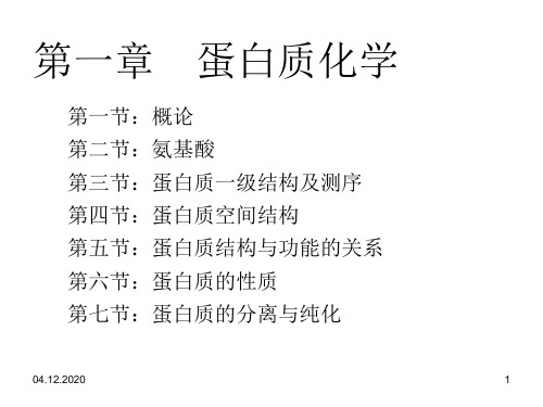 蛋白质化学14PPT课件