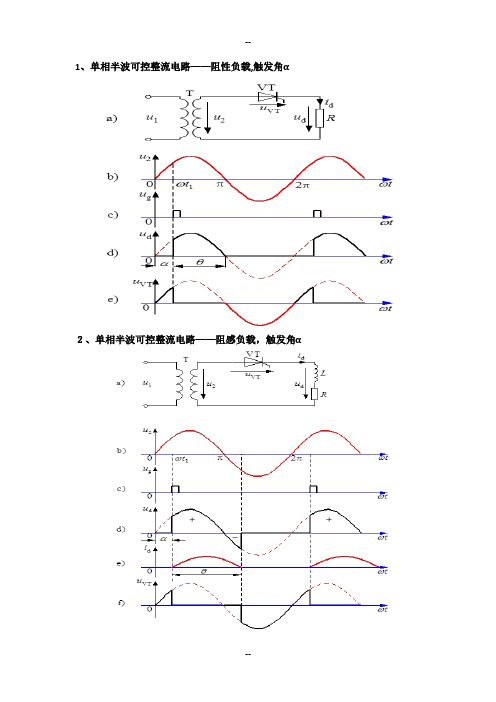 整流电路波形总结