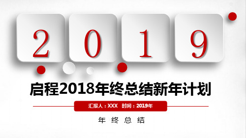 2019年人力资源年终总结ppt课件