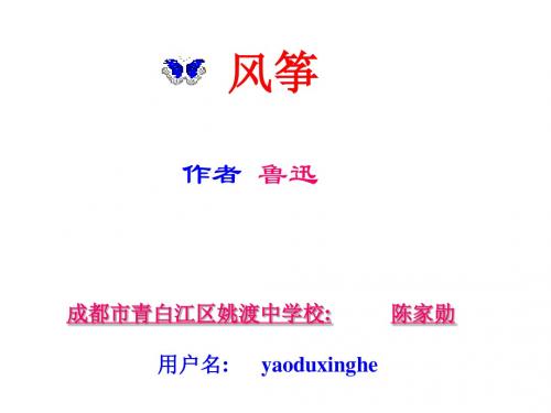 风筝PPT课件124 人教版 (共20张PPT)