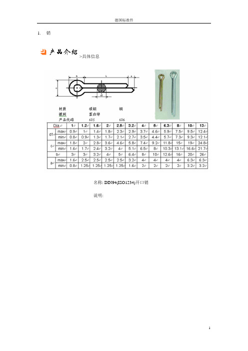 DIN标准件