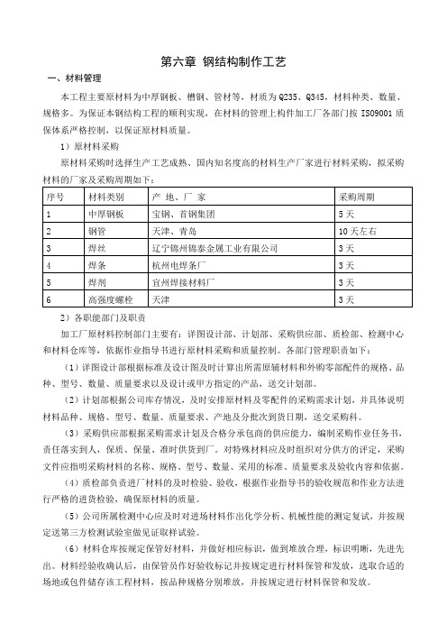 网架加工制作方案