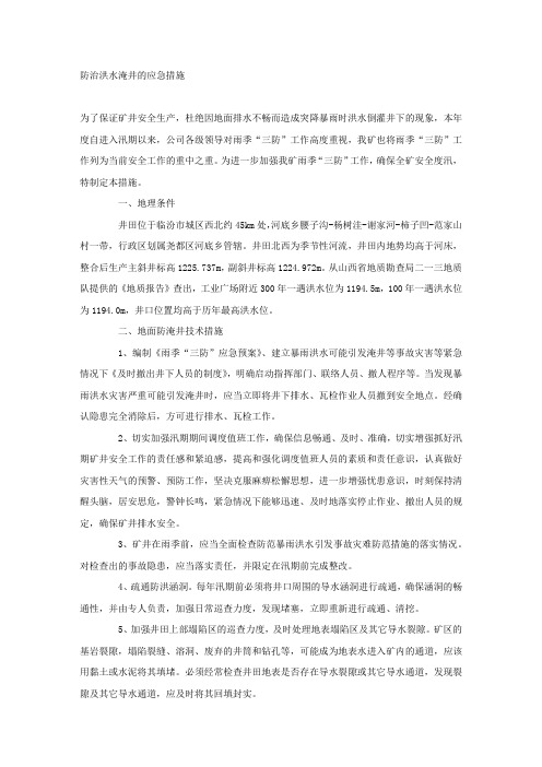 防治洪水淹井的应急措施.docx