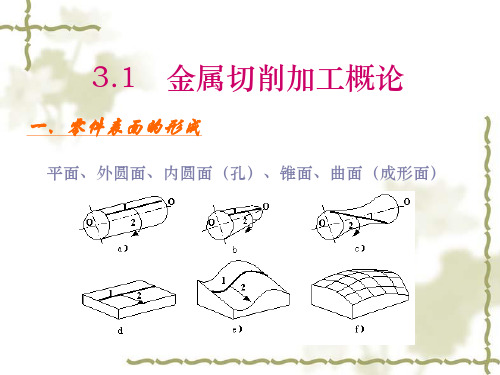 机械制造基础金属切削加工基础