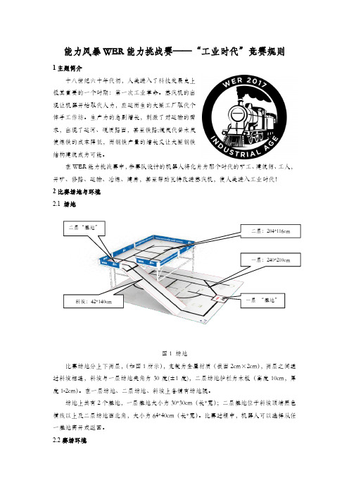 2017北方赛区WER能力挑战赛规则