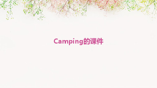 camping的课件ppt