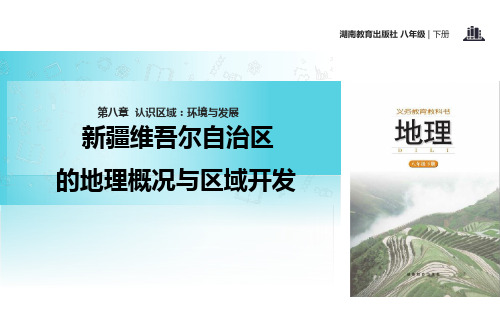 湘教版八下8.3新疆维吾尔自治区的地理概况与环境发展- 课件共28张PPT