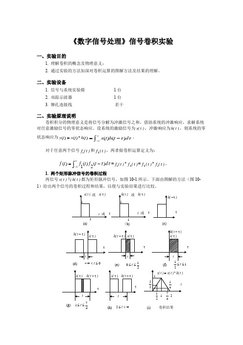 《数字信号处理》信号卷积实验