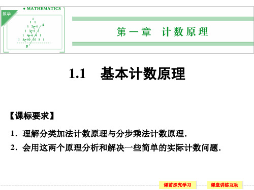 数学选修2-3 第一章第一节 课件上课讲义