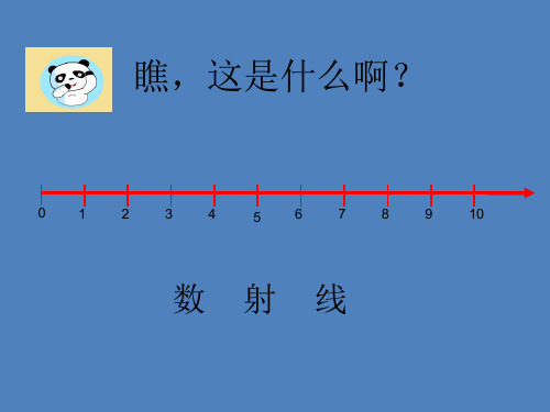 一年级上册数学课件2.710以内数的加减法看数射线做加减法沪教版共31张PPT