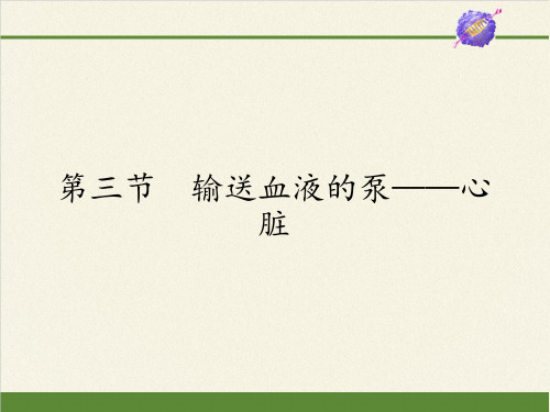 人教版初中生物七年级下册课件-4.4.3 输送血液的泵——心脏44