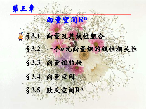 线代3.1 线性代数课件